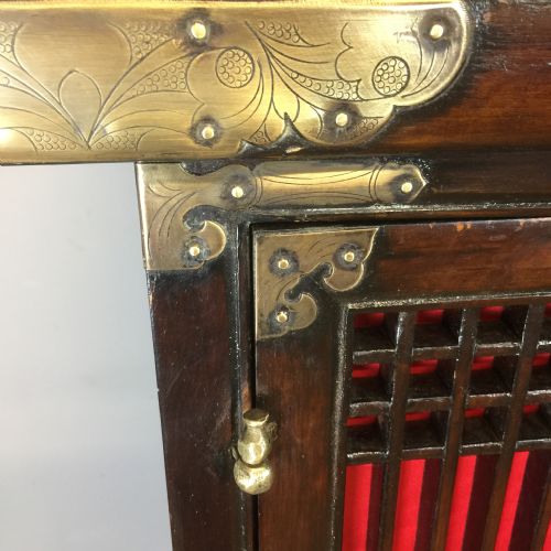 ELM CHINESE NOODLE CABINET CIRCA 1920 - ADDITIONAL PHOTO 14