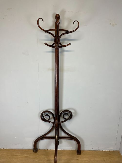 Nineteenth Century Half Round Bentwood Hat Stand Excellent Quality