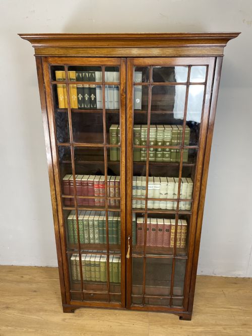 Nineteenth Century Two Door Mahogany Bookcase