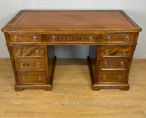 Nineteenth Century Gothic Style Desk in Solid Ash