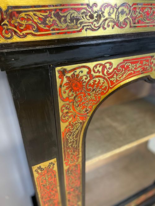 NINETEENTH CENTURY BOULLE CABINET - ADDITIONAL PHOTO 2