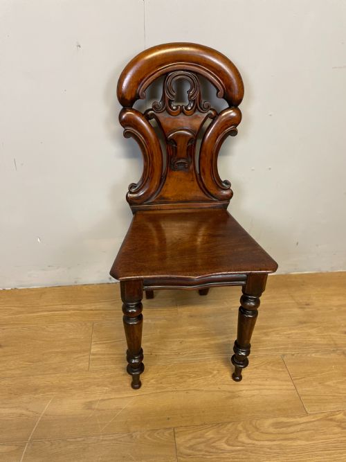 William IV Mahogany Hall Chair