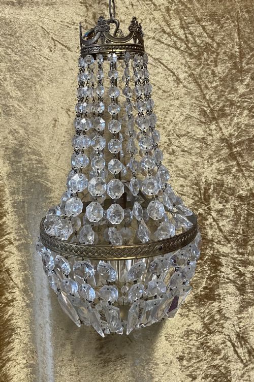 French Empire Style Basket Chandelier
