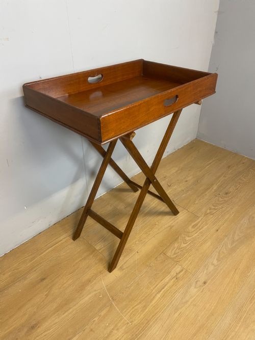 Nineteenth Century Mahogany Butlers Tray with Registration Mark for 1891