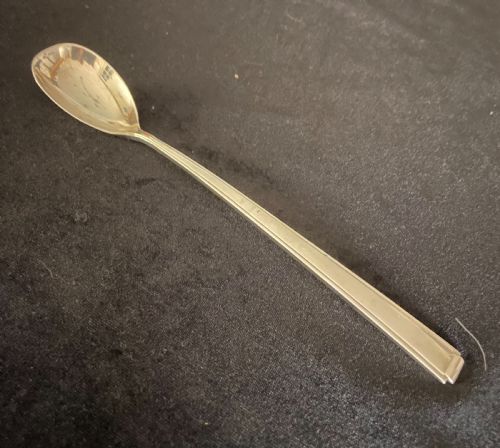 Art Deco Long Handled Egg Spoon Sheffield 1937