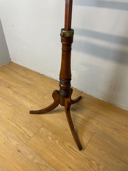 C19TH MAHOGANY DUET STAND ON TRIPOD BASE - ADDITIONAL PHOTO 2