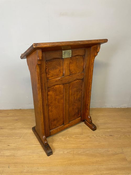 Edwardian Ecclesiastical Pine Lectern