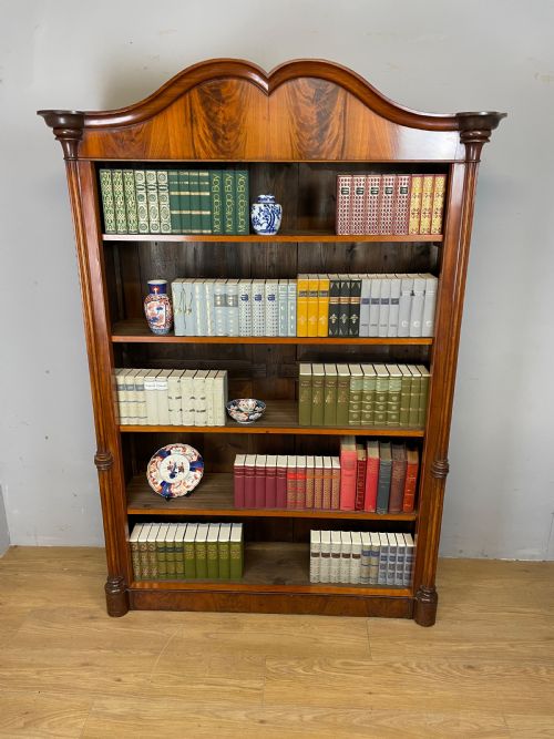 C19th Flame Mahogany Freestanding Bookshelves