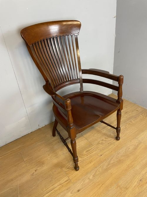 Arts and Crafts Walnut Armchair in the Manner of Godwin