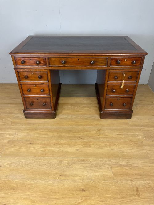 Victorian Mahogany Three Part Desk