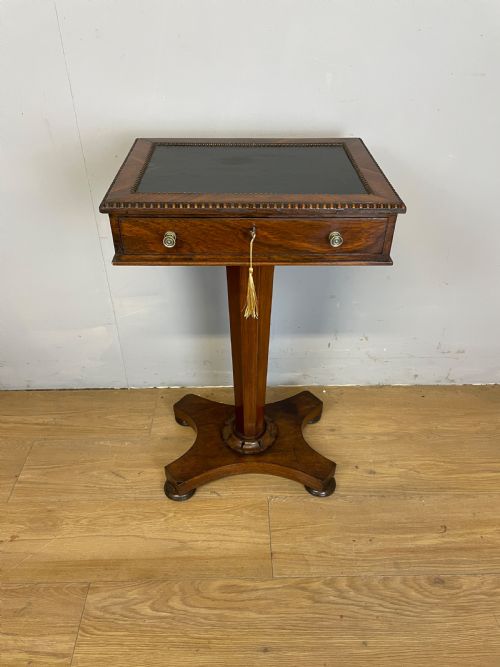 Late Regency Rosewood Pedestal Table