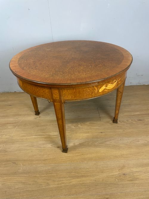 BURR WALNUT COFFEE TABLE CIRCA 1930 - ADDITIONAL PHOTO 7