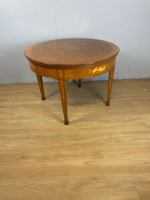 BURR WALNUT COFFEE TABLE CIRCA 1930 - ADDITIONAL PHOTO 9