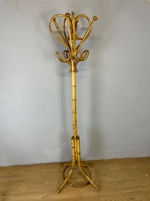 A Rare Bamboo Hat and Coat  Stand Circa 1920