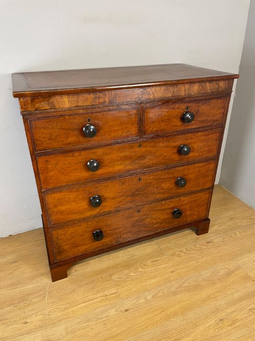 Georgian Four Height Mahogany Chest of Drawers