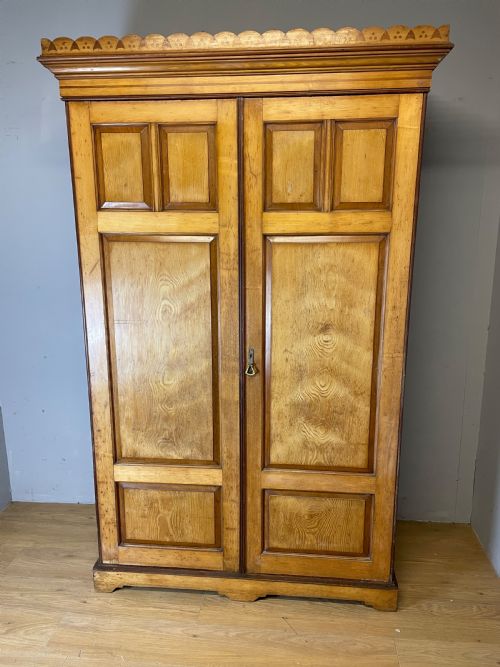 fig 1. Arts and crafts ash country house double wardrobe