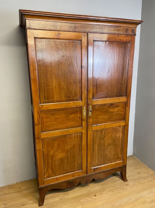 Georgian Flame Mahogany Channel Island Wardrobe