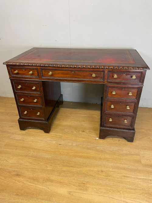C19th Mahogany Three Part Desk