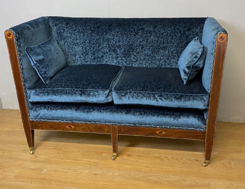 Georgian Inlaid Mahogany Framed Sofa Circa 1810