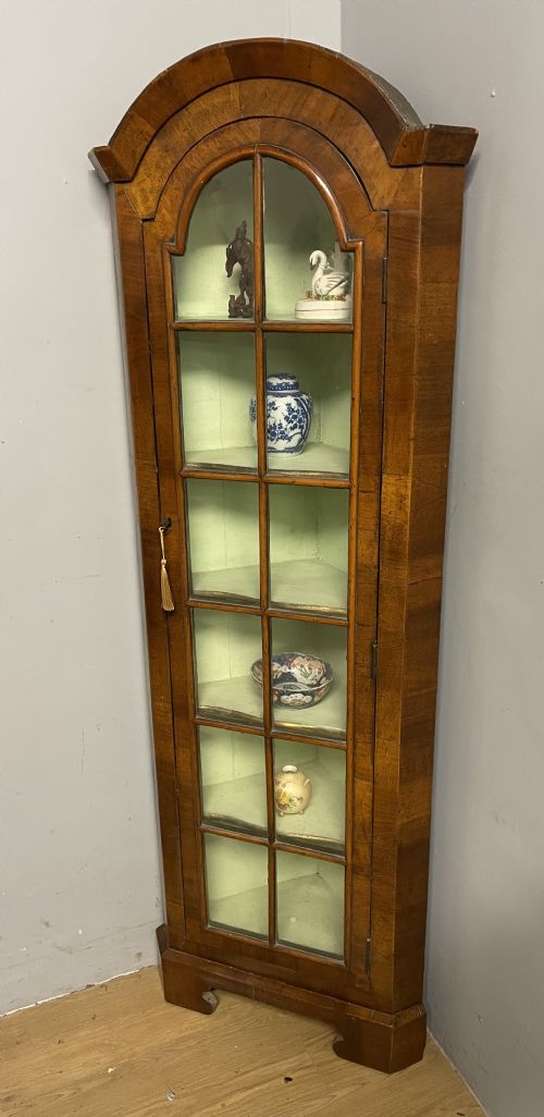 C19th Walnut Freestanding Corner Cupboard