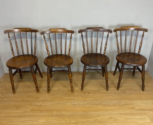 Set of 4 Edwardian Ibex Penny Chairs