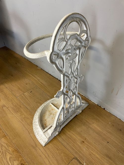C19TH CAST IRON STICK STAND - ADDITIONAL PHOTO 7
