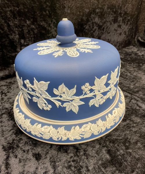 C19TH JASPER WARE CHEESE DISH - ADDITIONAL PHOTO 1