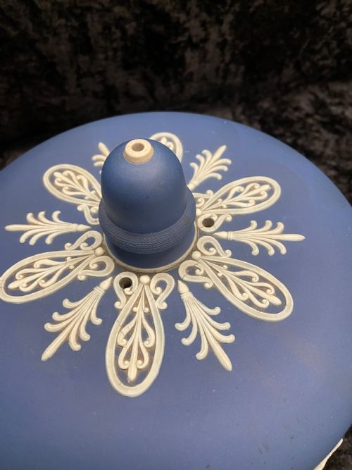 C19TH JASPER WARE CHEESE DISH - ADDITIONAL PHOTO 3