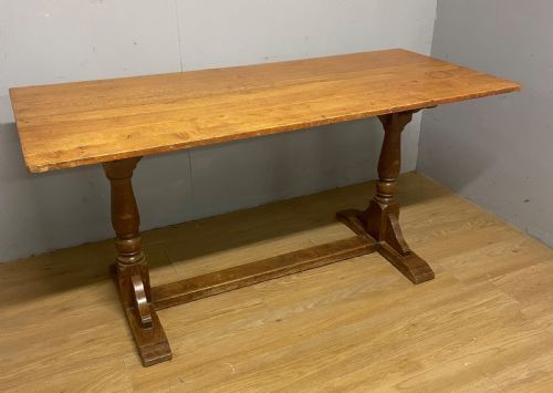 Arts and Crafts Oak Refectory Table Circa 1910