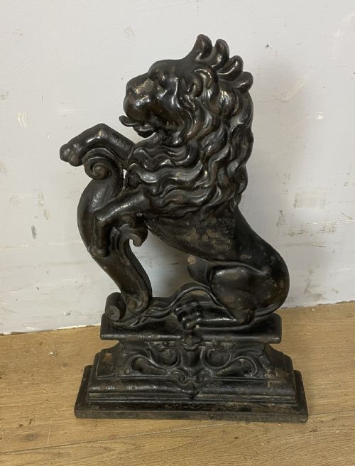 C19th Large Cast Iron Doorstop