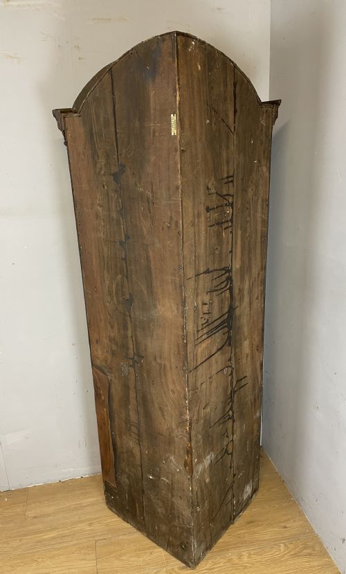 EARLY C18TH GLAZED OAK CORNER CUPBOARD CIRCA 1730 - ADDITIONAL PHOTO 13