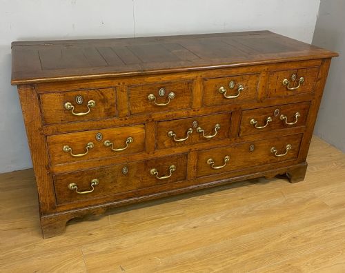 C18th Lancashire Oak Mule Chest