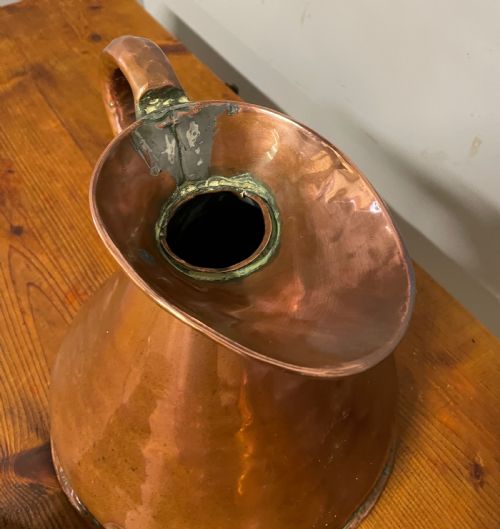 SET OF 7 GRADUATED GEORGIAN COPPER MEASURING JUGS - ADDITIONAL PHOTO 21