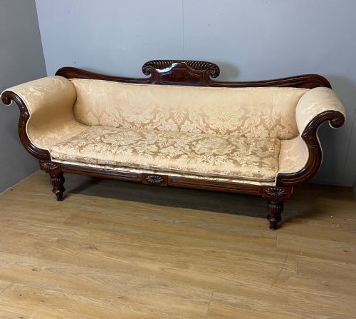 Regency Mahogany Scroll End Sofa Circa 1830
