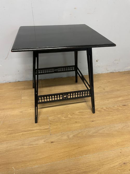 Aesthetic Movement Ebonised Occasional Table