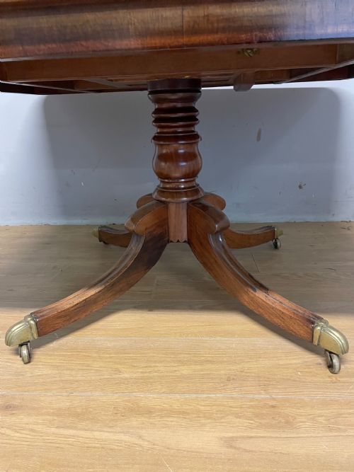 WILLIAM IV MAHOGANY TILT TOP DINING TABLE - ADDITIONAL PHOTO 2