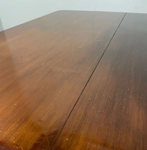 WILLIAM IV MAHOGANY TILT TOP DINING TABLE - ADDITIONAL PHOTO 4