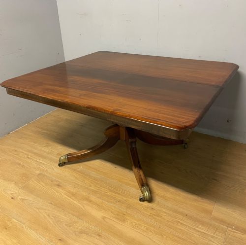 WILLIAM IV MAHOGANY TILT TOP DINING TABLE - ADDITIONAL PHOTO 9