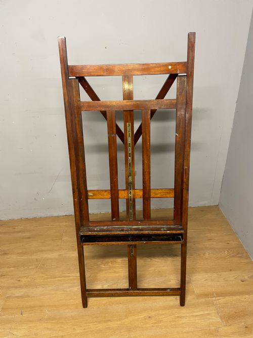 C19TH MAHOGANY H FRAME STUDIO EASEL - ADDITIONAL PHOTO 8
