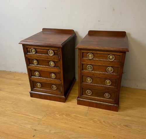 Pair of Mahogany Bedside Cabinets Circa 1920