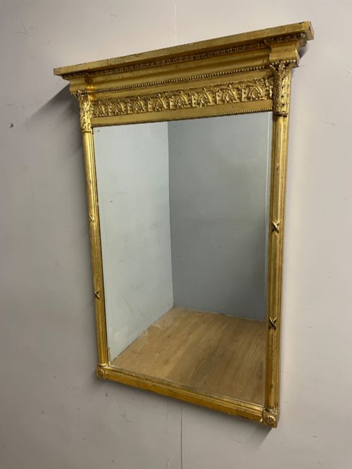 EDWARDIAN REGENCY STYLE GILT MIRROR - ADDITIONAL PHOTO 1