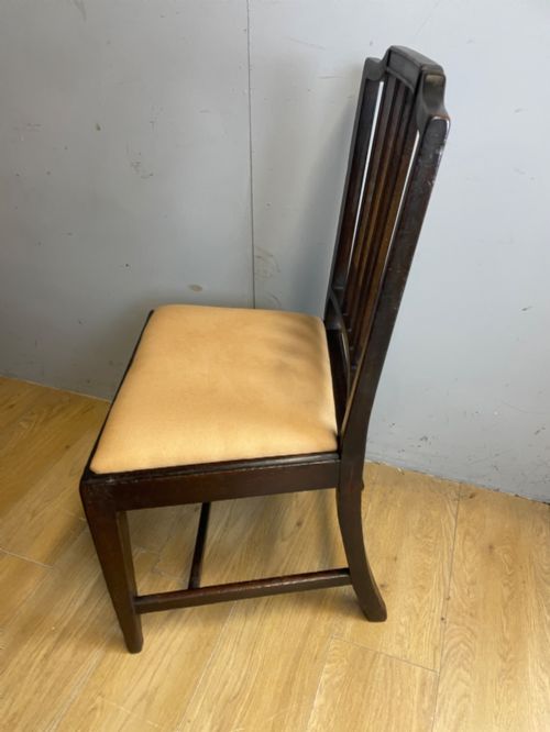 SET OF SIX LATE GEORGIAN MAHOGANY COUNTRY MADE DINING CHAIRS - ADDITIONAL PHOTO 8