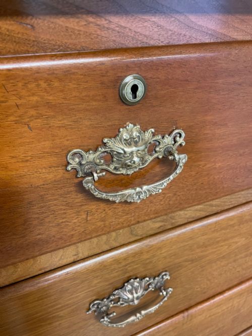 C19TH SUPERB QUALITY RARE COUNTRY HOUSE WALNUT SCOTTISH CHEST OF DRAWERS - ADDITIONAL PHOTO 6