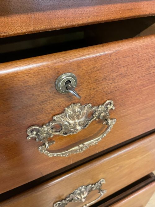 C19TH SUPERB QUALITY RARE COUNTRY HOUSE WALNUT SCOTTISH CHEST OF DRAWERS - ADDITIONAL PHOTO 8