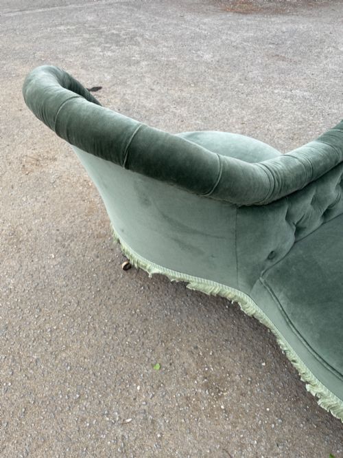 C19TH COUNTRY HOUSE CONVERSATION TETE A TETE SEAT - ADDITIONAL PHOTO 4