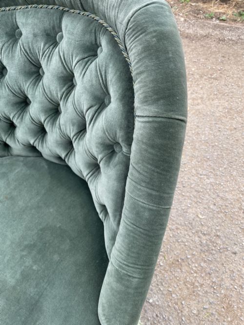 C19TH COUNTRY HOUSE CONVERSATION TETE A TETE SEAT - ADDITIONAL PHOTO 10