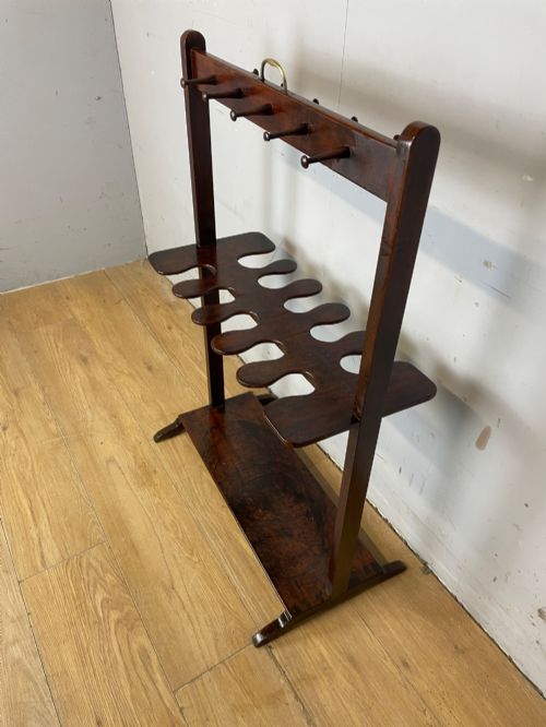 GEORGIAN MAHOGANY COUNTRY HOUSE BOOT AND WHIP RACK - ADDITIONAL PHOTO 3