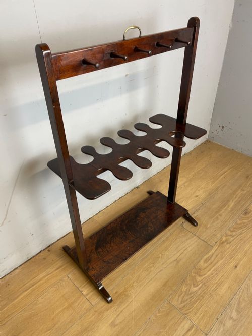 GEORGIAN MAHOGANY COUNTRY HOUSE BOOT AND WHIP RACK - ADDITIONAL PHOTO 8