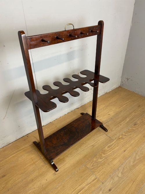GEORGIAN MAHOGANY COUNTRY HOUSE BOOT AND WHIP RACK - ADDITIONAL PHOTO 12