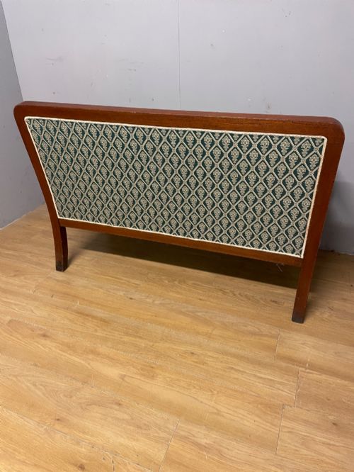 LATE C19TH MAHOGANY FRAMED DEEP BUTTONED SOFA - ADDITIONAL PHOTO 6